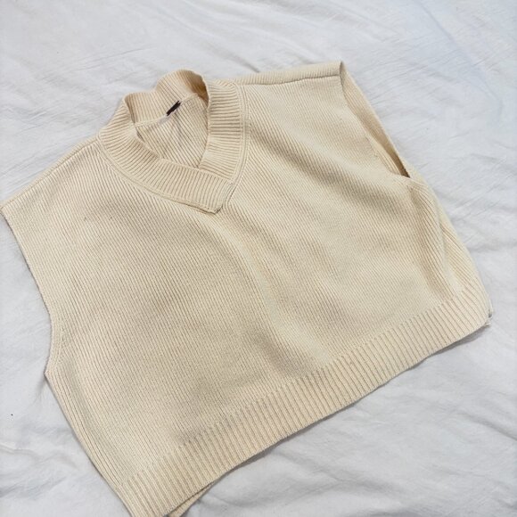 Free People Easy Street Vest – Cream – Size M – Gently Worn - Picture 4 of 4